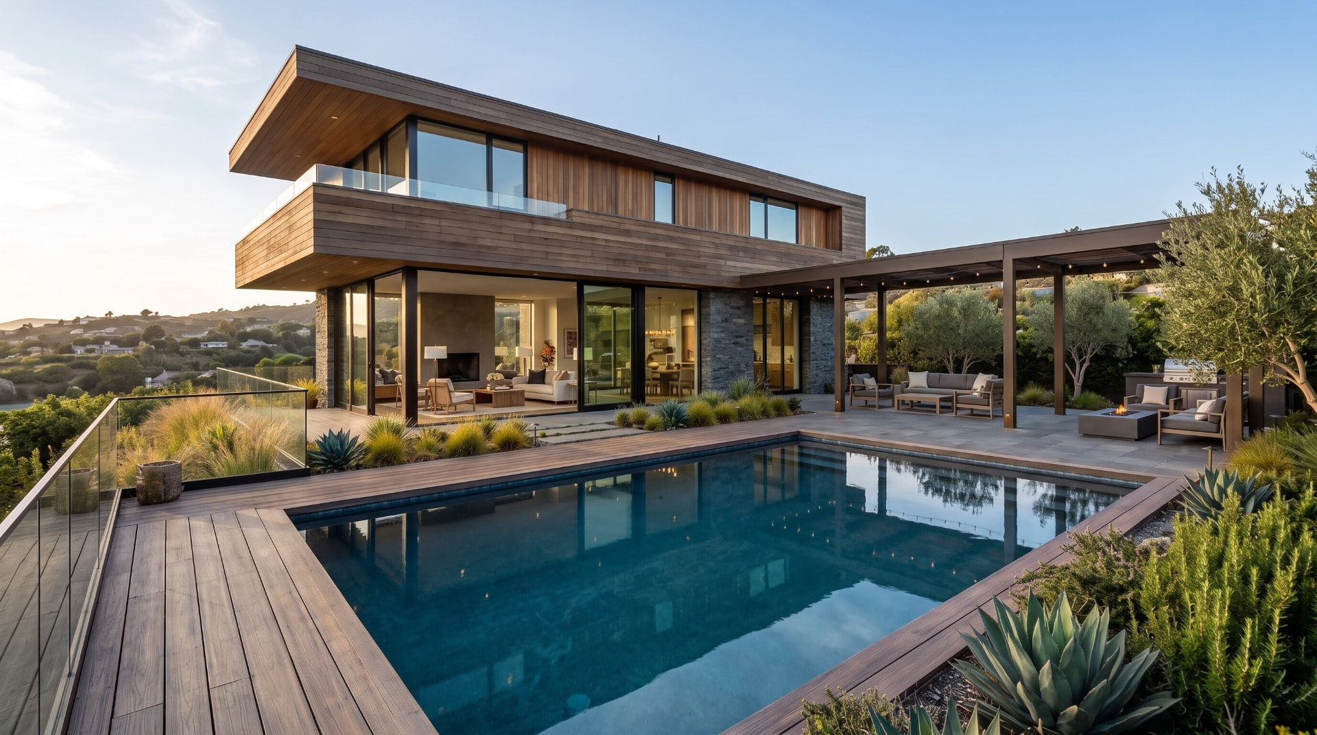 Demonstration home exterior during daylight